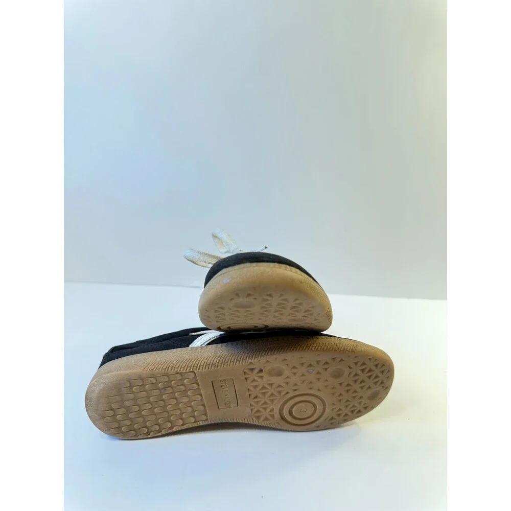 Steve Madden Youths Kids Black Suede US 3 Youths